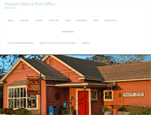 Tablet Screenshot of halcyonstore.com